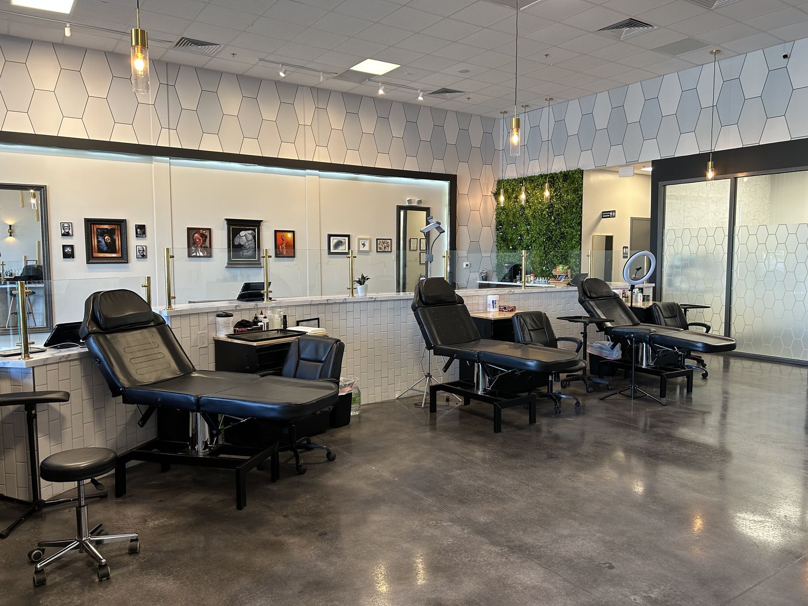 Tattoo stations at Fine Ink Studios Dr. Phillips